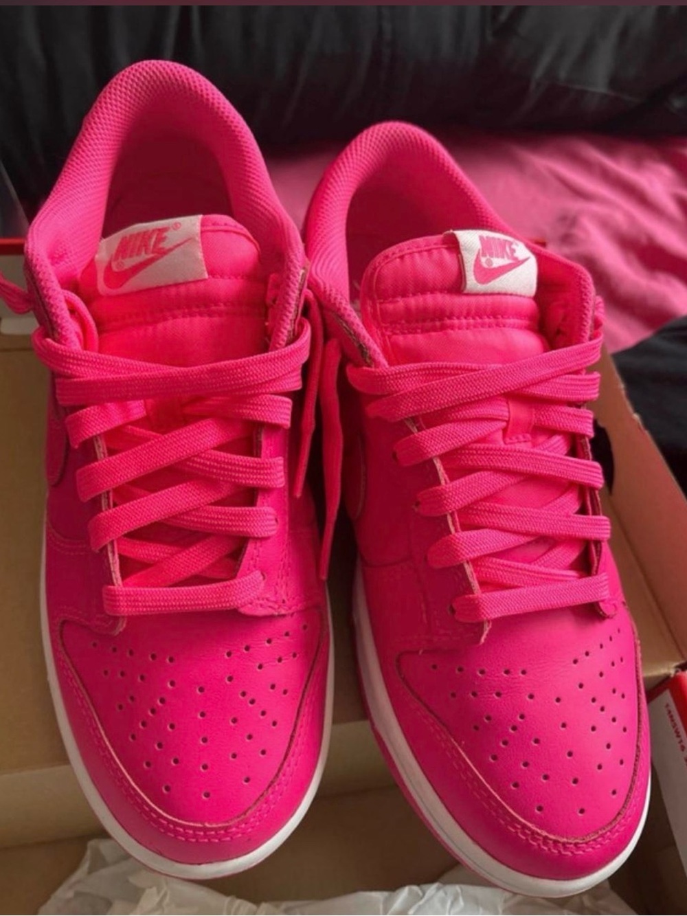 Nike Women's Hot Pink Low-Top Sneakers